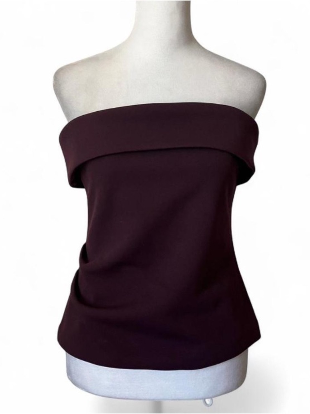 Babaton by Aritzia FigureKnit Eyecatcher Structured Crepe Tube Top size Medium - Picture 4 of 12